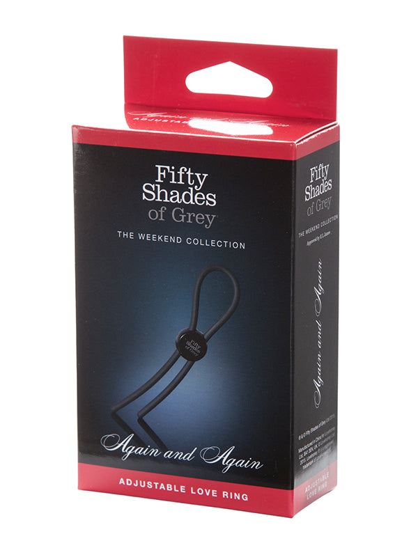 Inel Ajustabil din Silicon pentru Penis Fifty Shades of Grey Again and Again