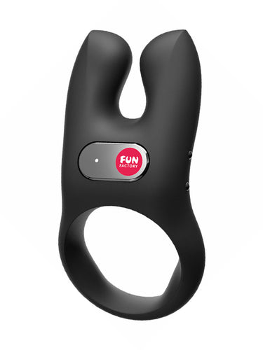 Fun Factory Nōs Vibrating Silicone Cock Ring Black