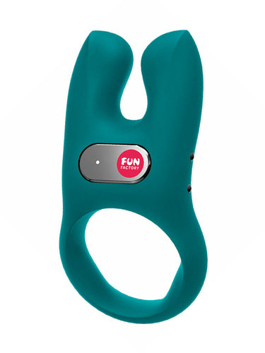 Fun Factory Nōs Vibrating Silicone Cock Ring Deep Sea Blue