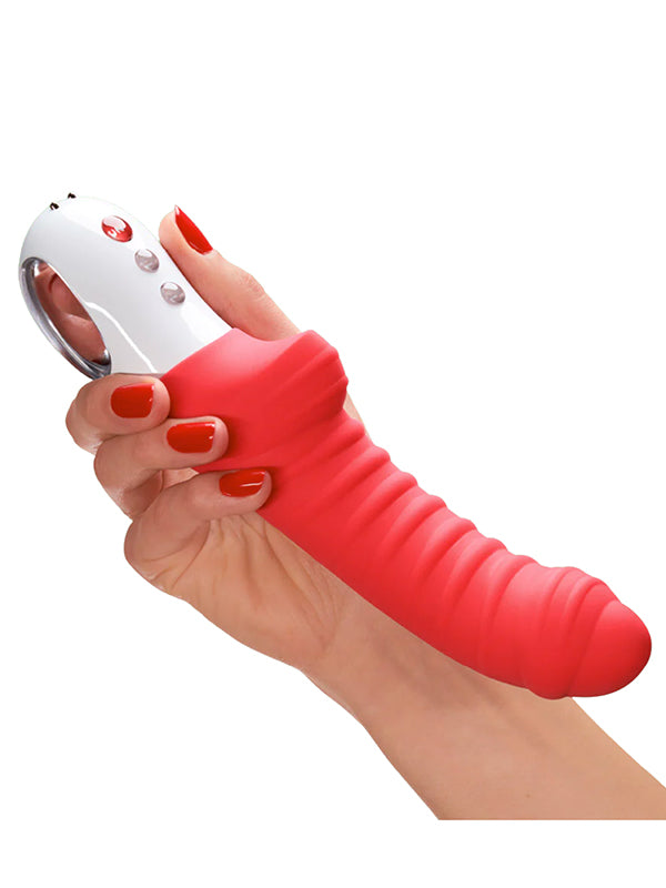 Fun Factory Tiger G5 Silicone Vibrator India Red