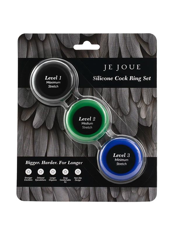 Je Joue Silicone Cock Ring Trio Set