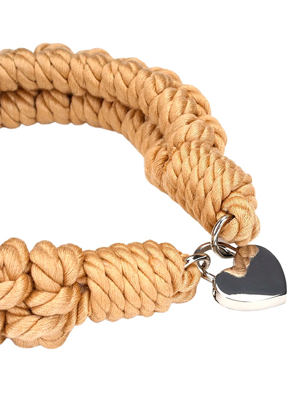 Liebe Seele Shibari Bondage Rope Lockable Collar