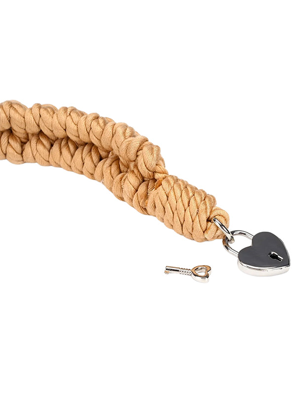 Liebe Seele Shibari Bondage Rope Lockable Collar