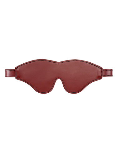 Liebe Seele Wine Red Leather Blindfold