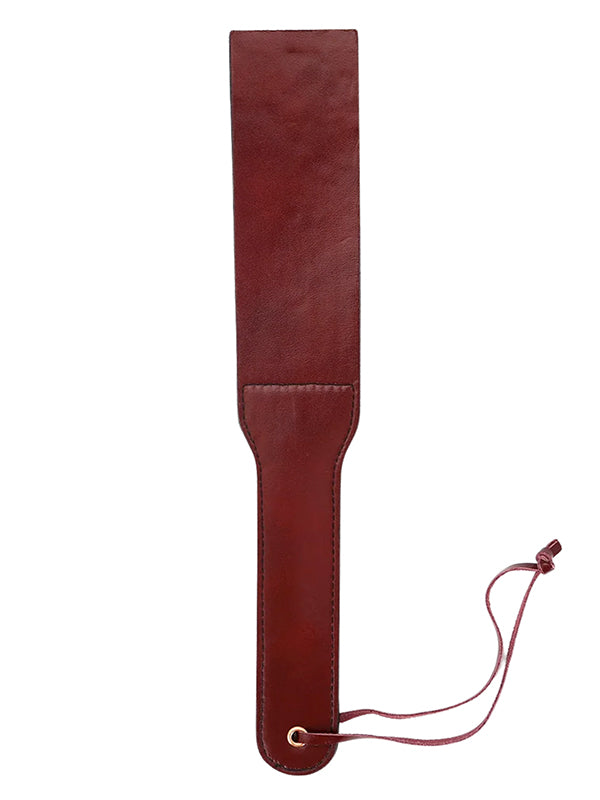 Liebe Seele Wine Red Leather Split Tawse Paddle