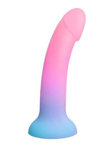 Dildo din Silicon cu Ventuză Love to Love Dildolls Utopia Blue and Pink