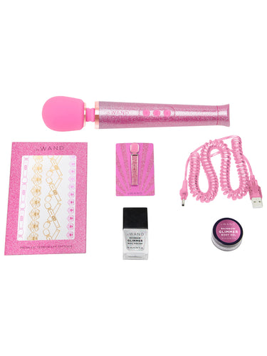 Le Wand Petite All That Glimmers Body Massager Pink
