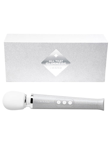 Le Wand Petite All That Glimmers Body Massager White