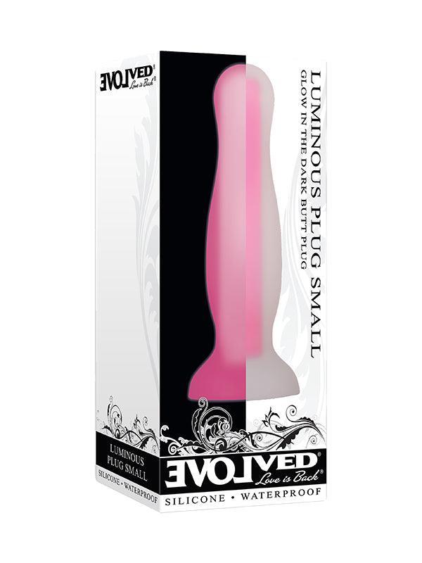 Dildo Fosforescent cu Ventuză Evolved Luminous Small Glow-in-the-Dark