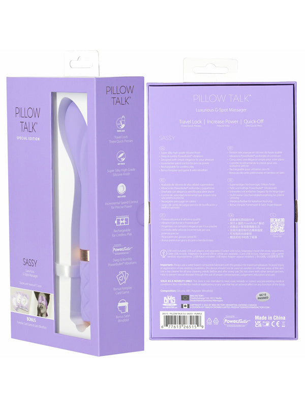 Vibrator G-Spot din Silicon Pillow Talk Sassy Special Edition