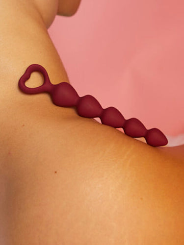 Mărgele Anale din Silicon Love to Love Bing Bang Pink Medium