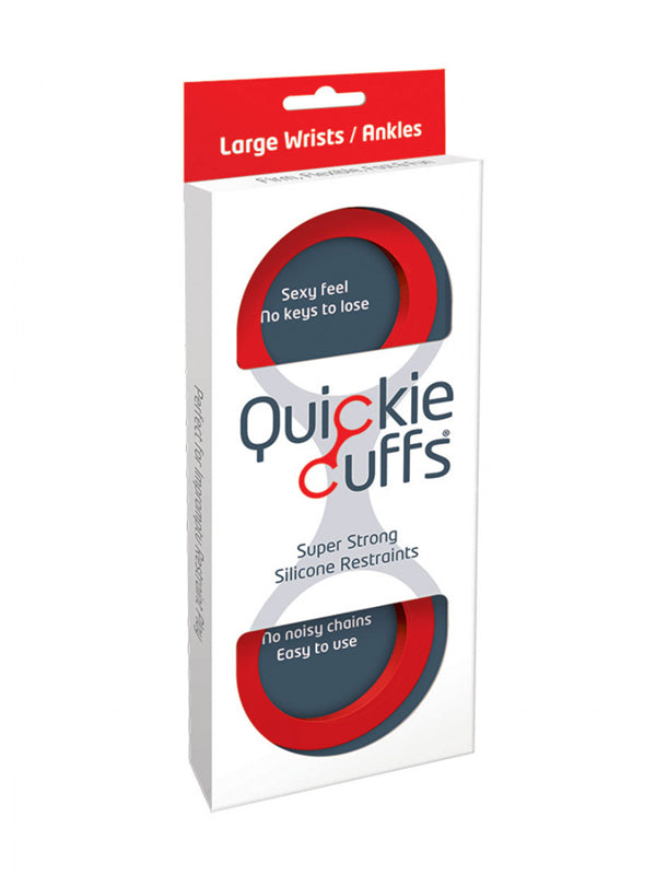 CĂTUȘE DIN SILICON QUICKIE CUFFS LARGE