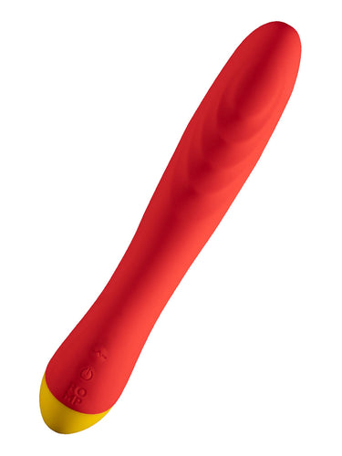 Mini Vibrator G-Spot din Silicon Texturat Romp Hype