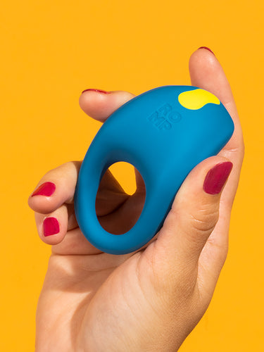 Inel Vibrator Flexibil pentru Penis ROMP Juke