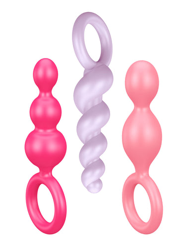 Set de 3 Dopuri Anale din Silicon Satisfyer Booty Call