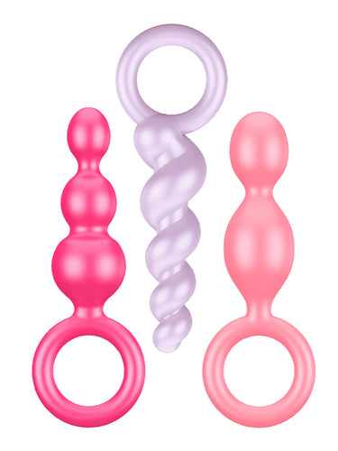 Set de 3 Dopuri Anale din Silicon Satisfyer Booty Call