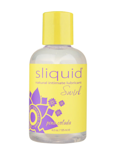Lubrifiant Aromat pe Bază de Apă Sliquid Naturals Swirl Pina Colada